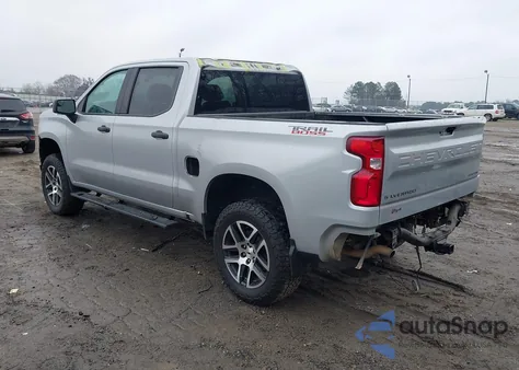 2019 Chevrolet Silverado 1500 Custom Trail Boss z USA, uszkodzony, nr VIN 1GCPYCEF8KZ428340